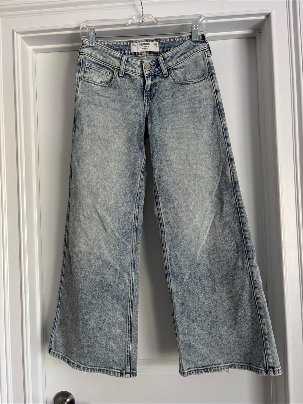 Hollister Light Blue Wide Leg Jeans